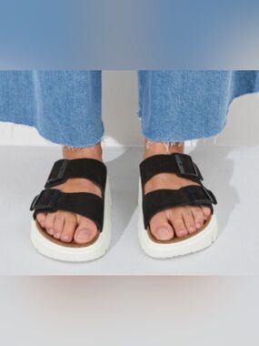 Birkentstock Papillio Chunky Arizona platform sandal